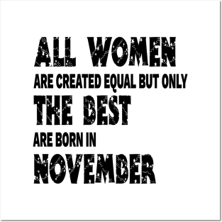 Birthday Woman November Woman Posters and Art